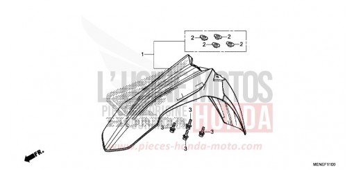 FRONT FENDER CRF450RE de 2014